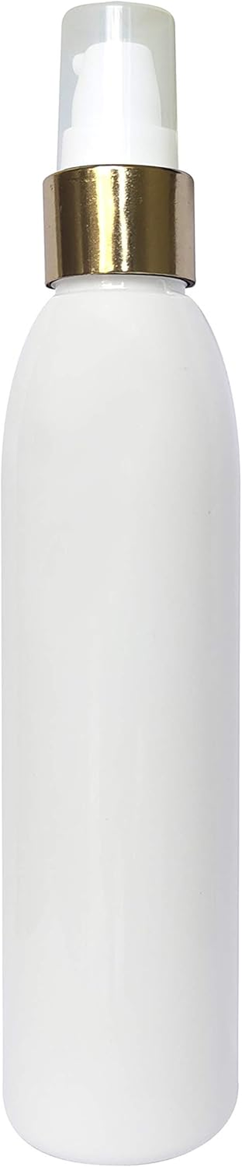 MARKSCLEAR 200Ml Beautiful Milky White Bottle with Lotion Pump and Golden Plating Cap - (Pack of 3) image number 2