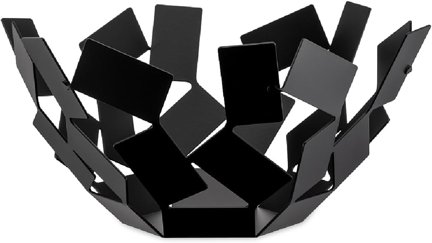 Alessi La Stanza Dello Scirocco Fruit Basket 10-3/4-Inch Silver