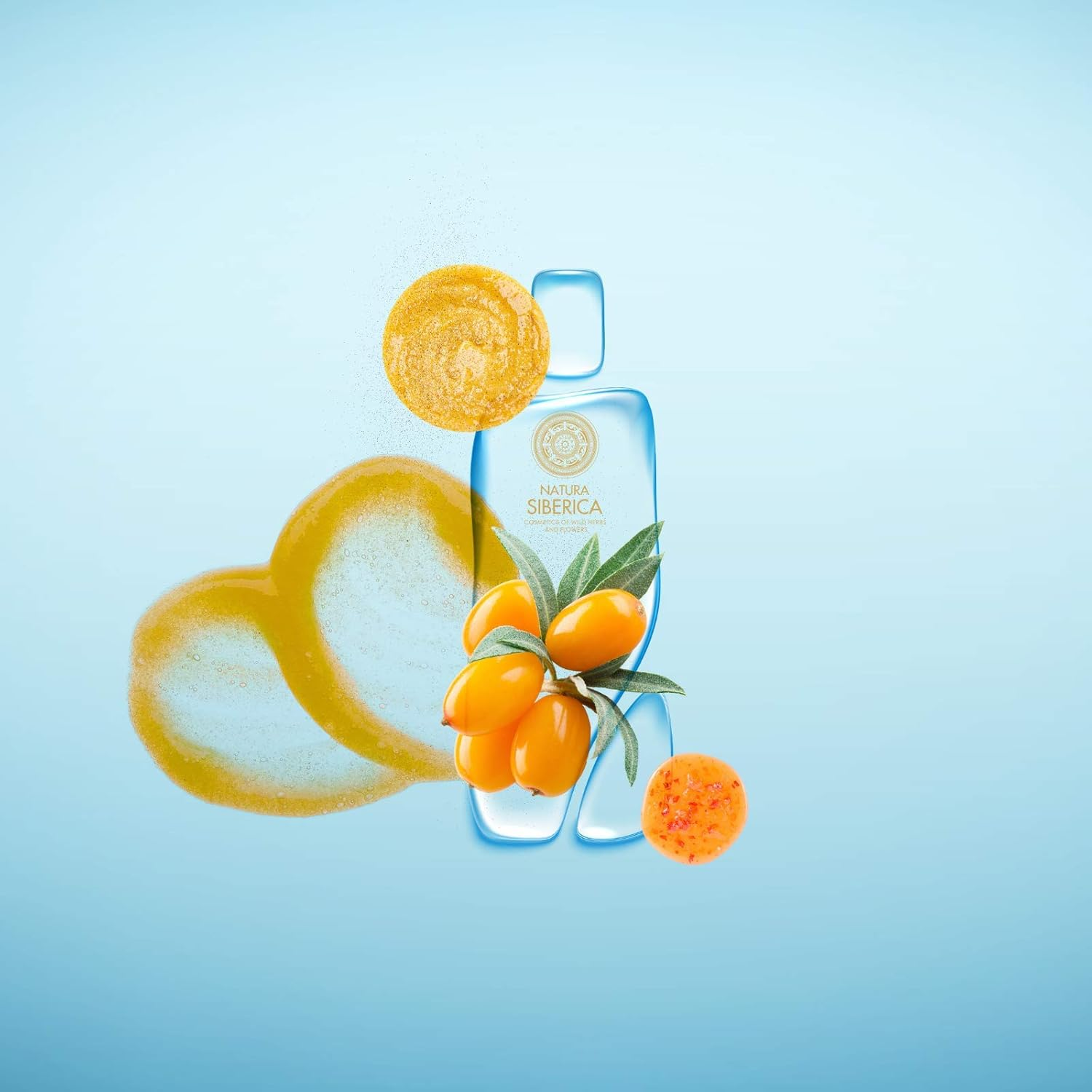 Natura Siberica Oblepikha Active Organic Sea Buckthorn Shampoo for Normal and Dry Hair 400 Ml (Natura Siberica) image number 3