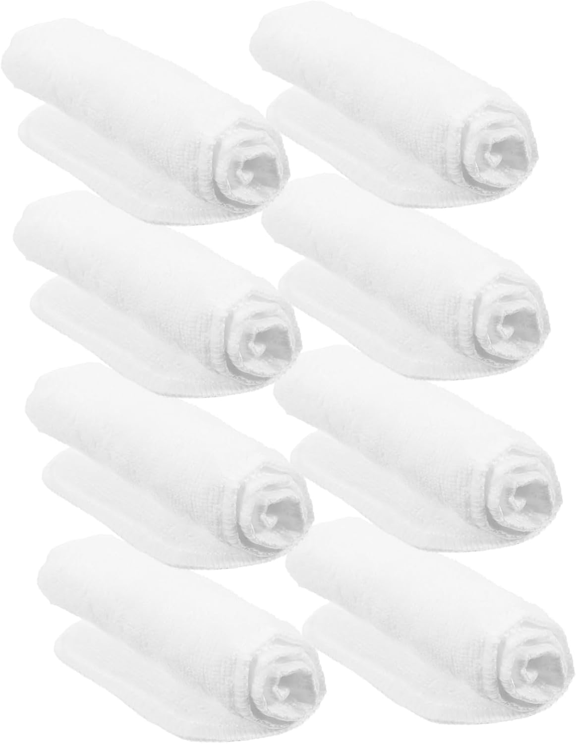 Ifundom 8Pcs Reusable Soft Double Layer Baby Cloth Diapers Liners for Newborns White Washable and Comfortable Diaper Inserts for Infants for Everyday Use image number 3