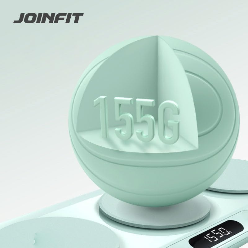 Silicone Lacrosse Ball Muscle Massage Ball Massage Lacrosse Ball for Myofascial Release, Trigger Point Therapy, Muscle Knots and Yoga Therapy (Round Massage Ball-Light Green) - Black image number 6