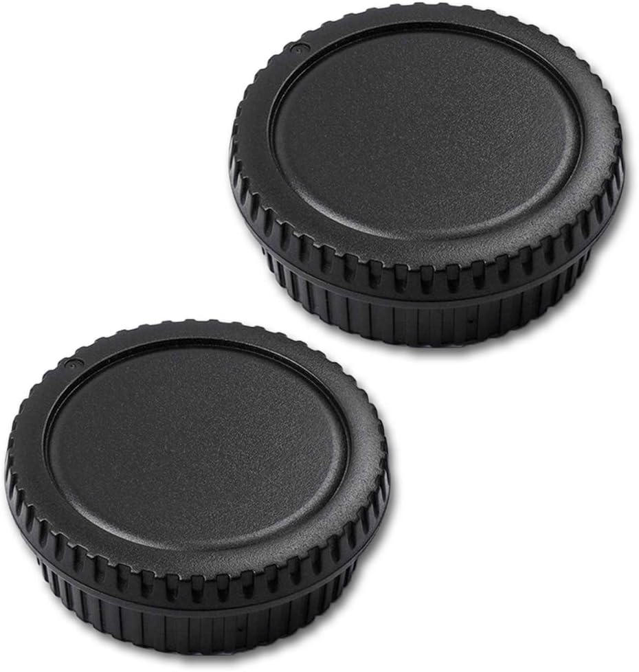 EF/EF-S Body Cap & Rear Lens Cap Cover for Canon Rebel SL3 SL2 T8I T7 T7I EOS 850D 250D 200D More Canon EF/EF-S Mount DSLR(2 Kits), Fire Rock Lens Accessories for SL3 T8I image number 1