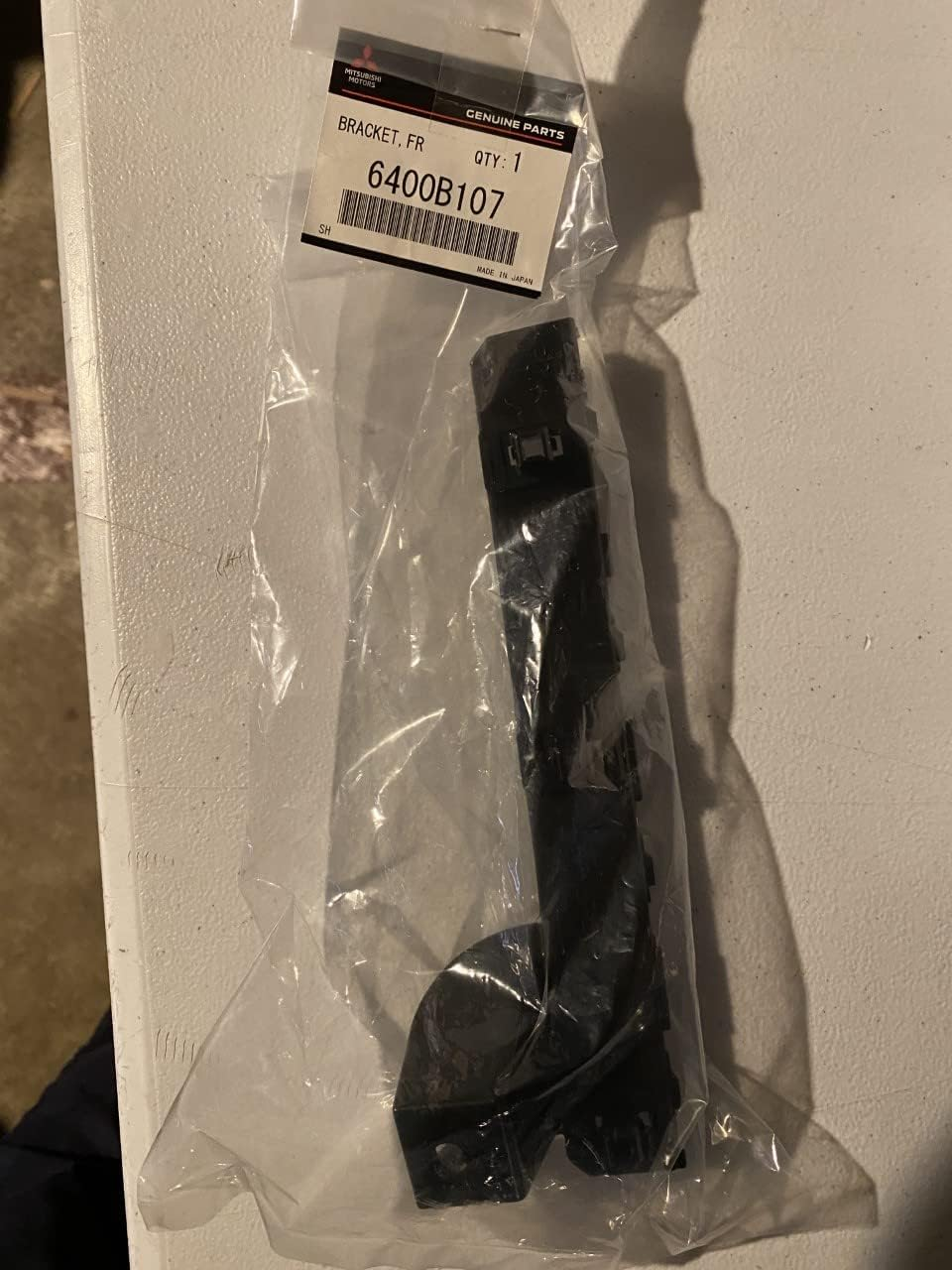 Mitsubishi Genuine OE LEFT FRONT BUMPER BRACKET 6400B107 Fits ALL Evo Evolution X 10