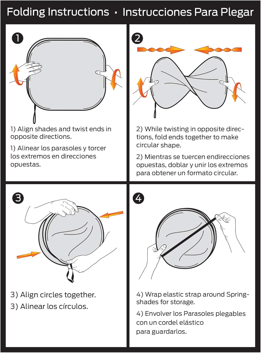 Plasticolor 003747R01 Star Wars Millennium Falcon 2-Piece Magic Car Truck SUV Spring Side Window Sunshade (Pack of 1) image number 3