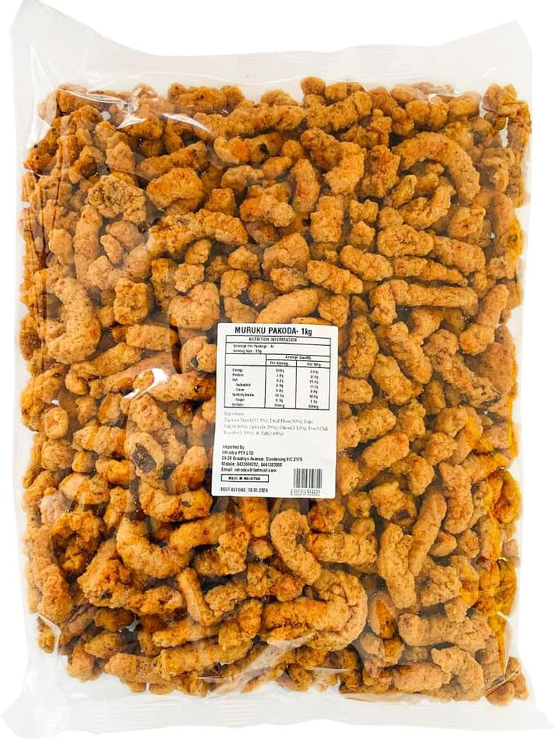 Delyco Muruku Garlic Poondu Muruku Indian Snack Ready to Eat 1 Kg image number 4