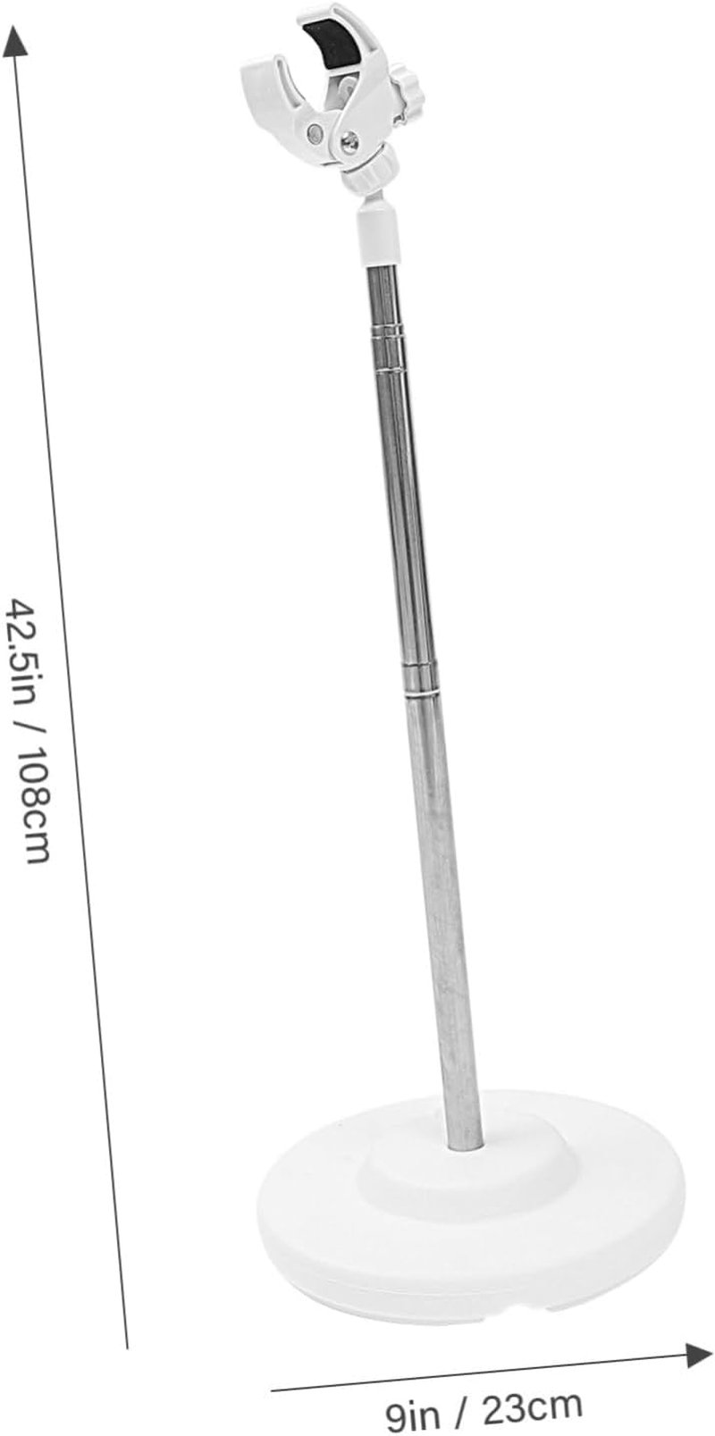 Outanaya Adjustable PET Hair Dryer Stand Rotatable Blow Dryer Holder for Dog Grooming Extendable Floor Support for Easy Drying image number 2