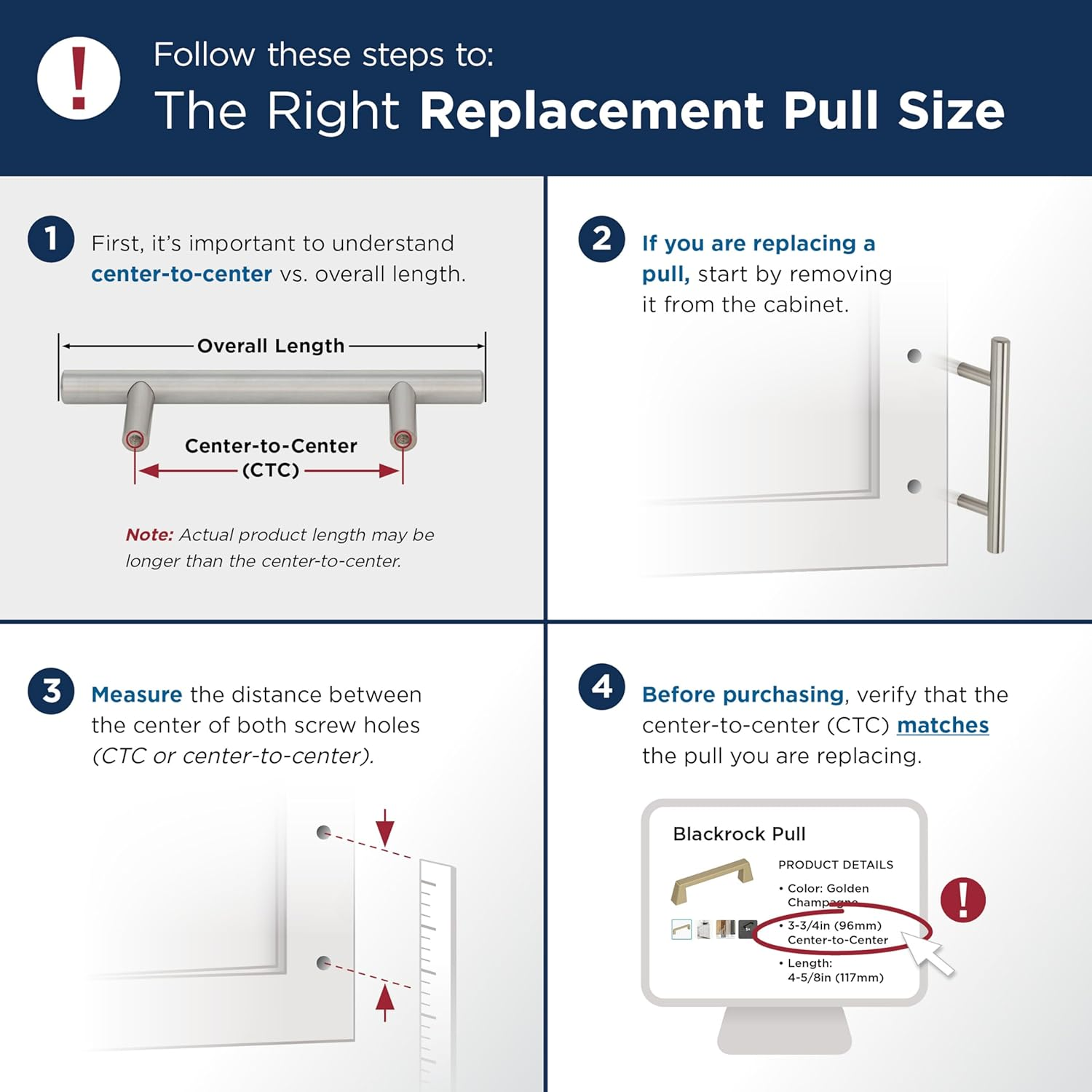 Amerock BP37390BBZ | Golden Champagne Cabinet Pull | 3 in (76 Mm) Center-To-Center Cabinet Handle | Radius | Drawer Pull | Kitchen Cabinet Handle | Furniture Hardware image number 1