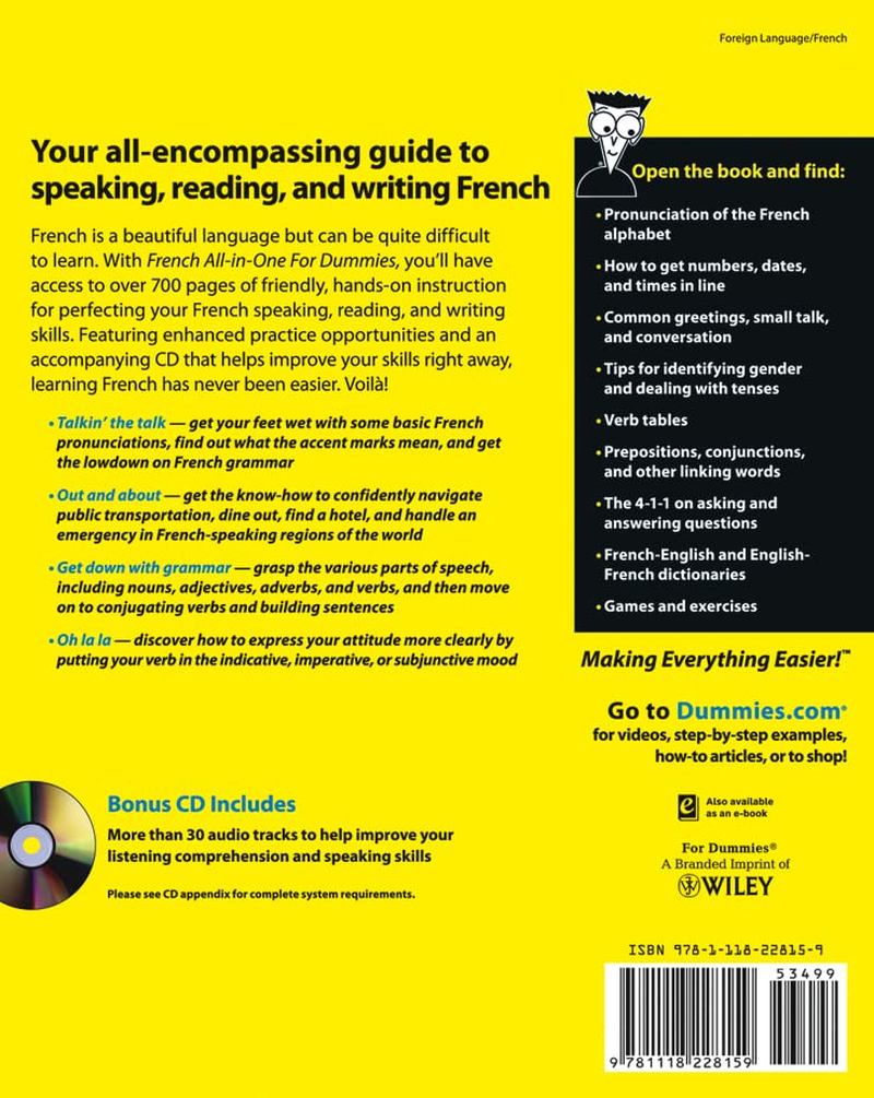 French All-In-One for Dummies, with CD image number 1