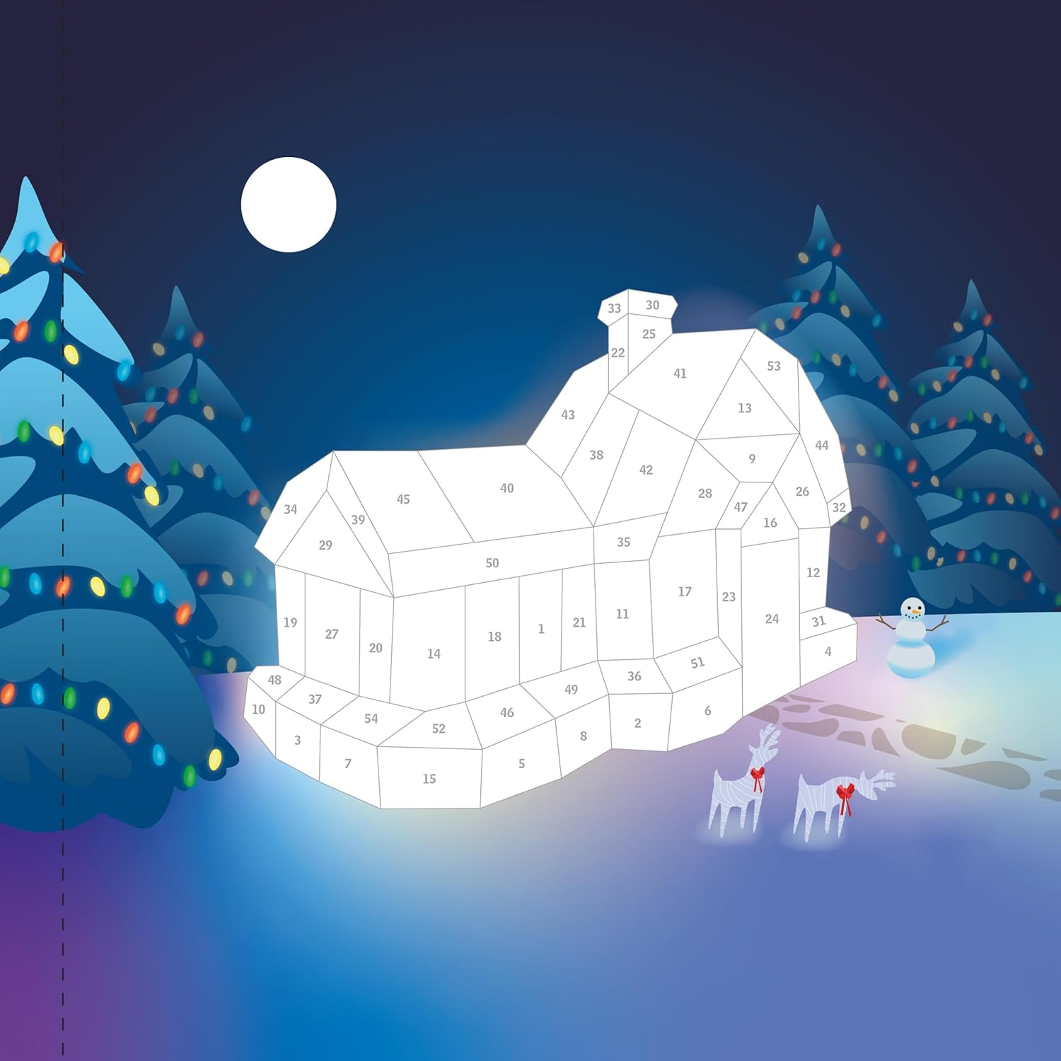 Paint by Sticker Kids: Holly Jolly Christmas: Create 10 Pictures One Sticker at a Time! Includes Glitter Stickers image number 3