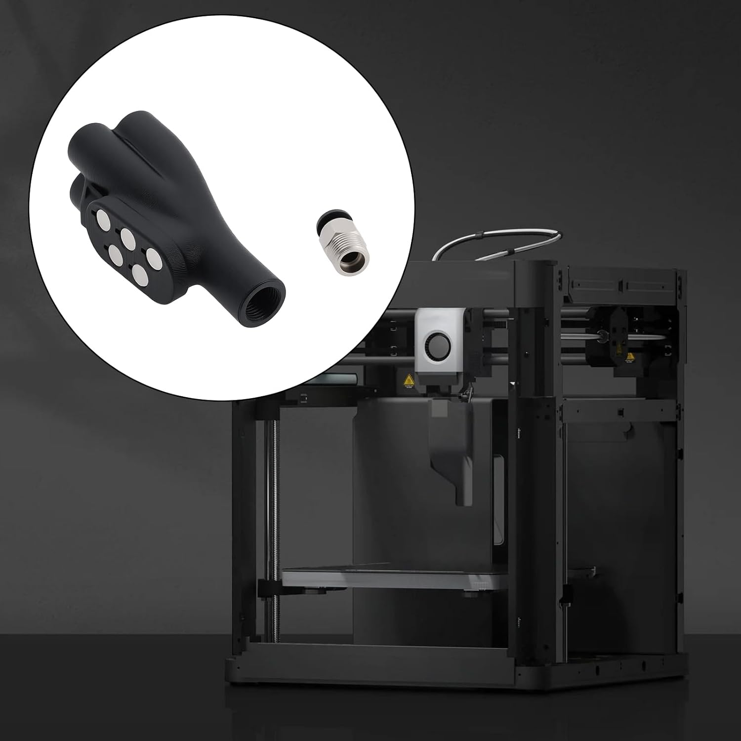 Emsea 4 in 1 PTFE Adapter Compatible with Bambu Lab X1/X1C/X1E/P1P/P1S Filament Tube Expansion Port 3D Printer Accessories image number 5