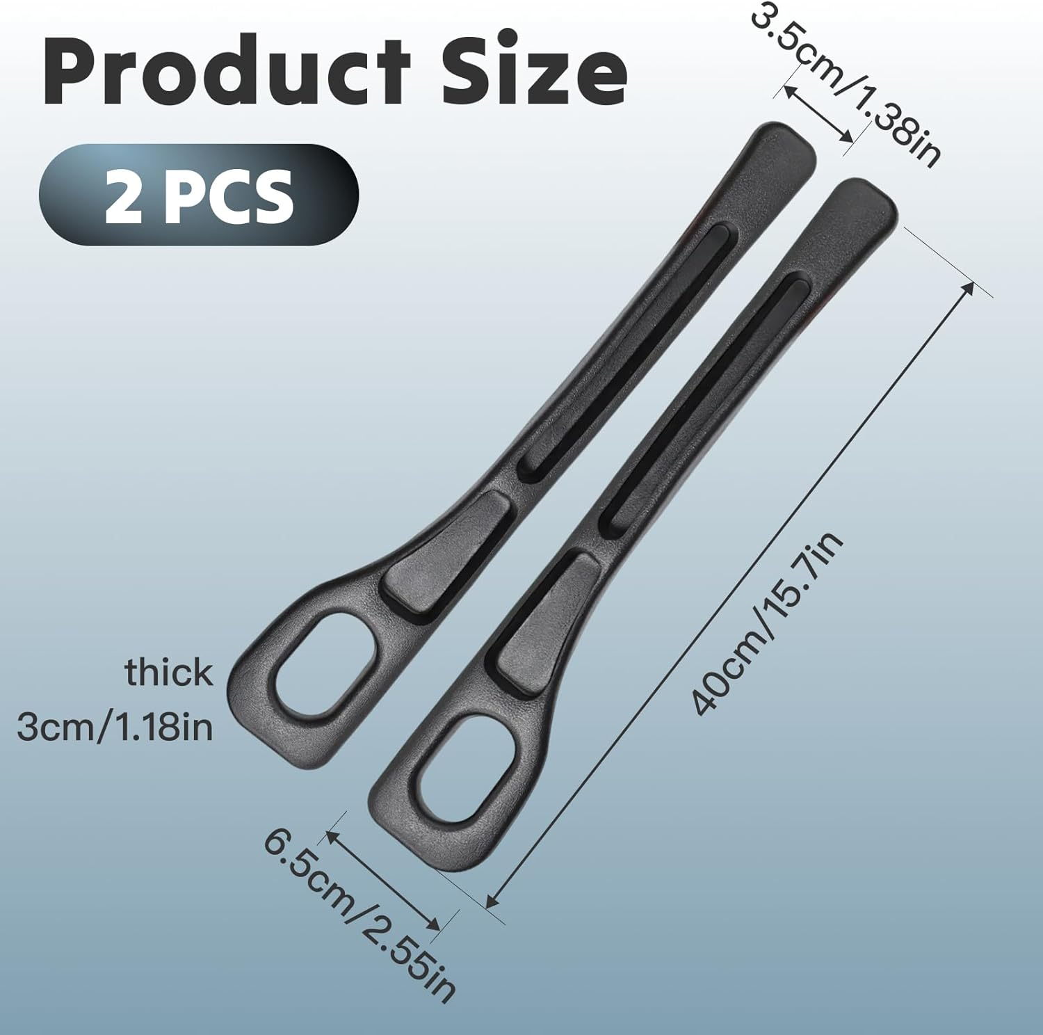 Universal Car Seat Gap Organiser 2 Pack, Premium PU Leather Storage Box for Cars, Suvs, Trucks, Non-Slip Phone/Key/Wallet Holder, Neat and Efficient Car Seat Gap Filler, Black image number 3