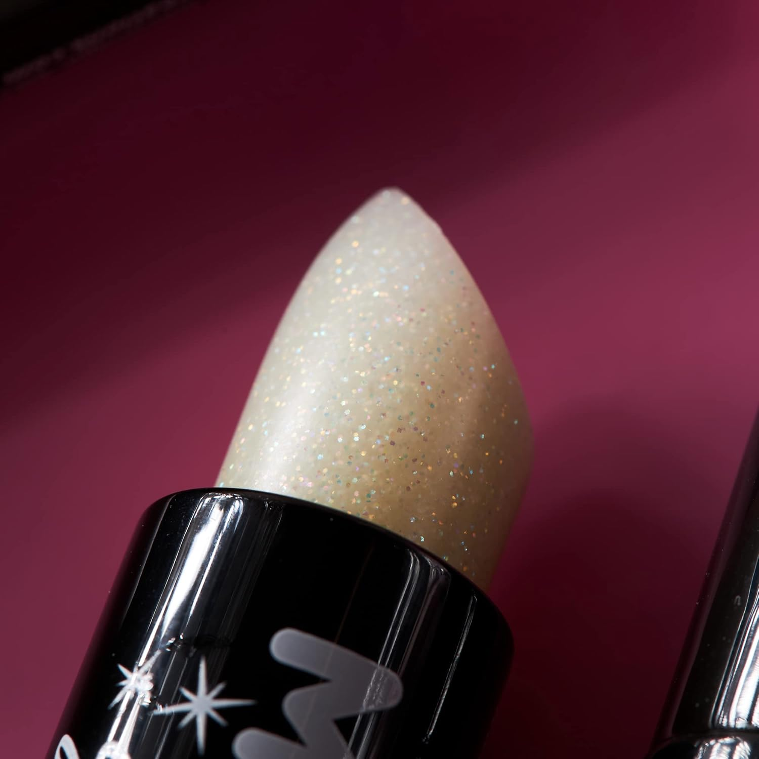 Iridescent Glitter Lipstick by Moon Glitter - 5G - White image number 4