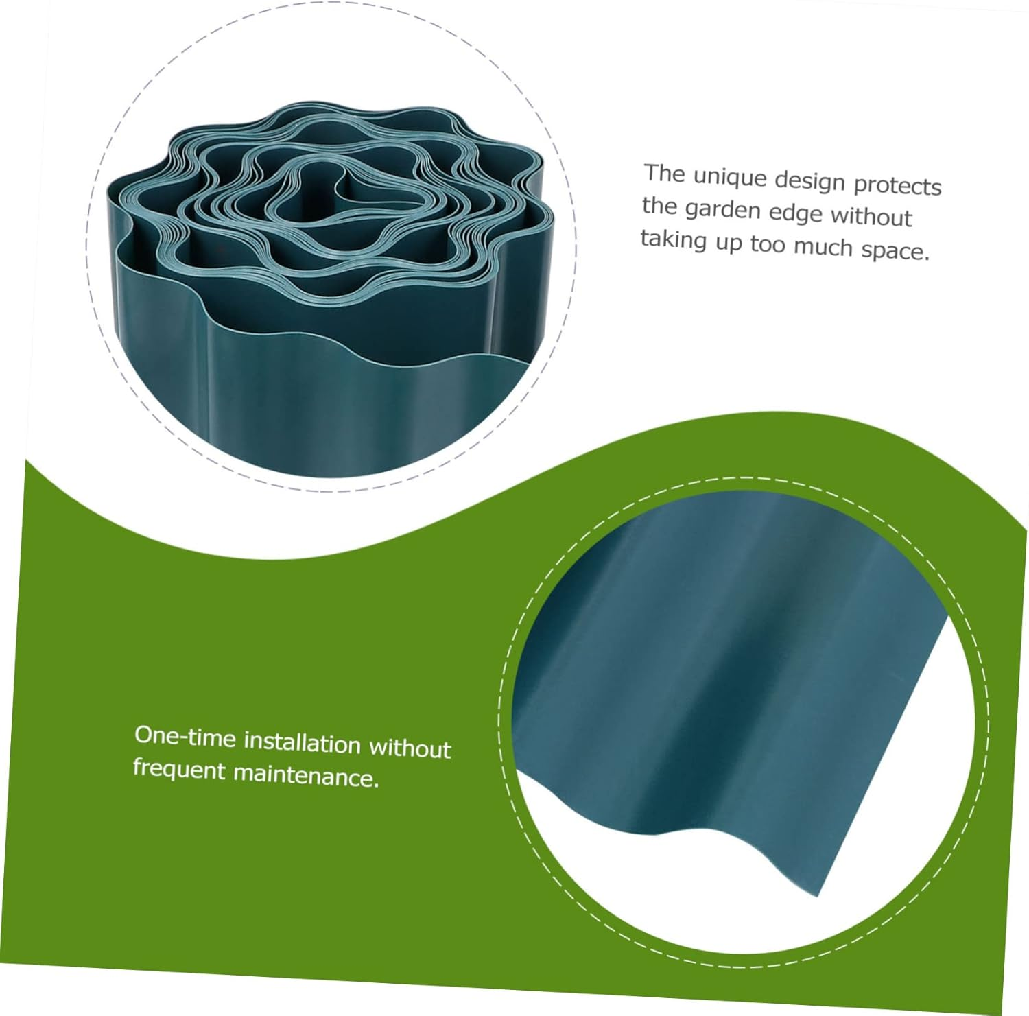 Lawn Flower Bed Edging Courtyard Fence Beautiful Appearance Safe Easy to Use Flower Bed Fencing image number 3