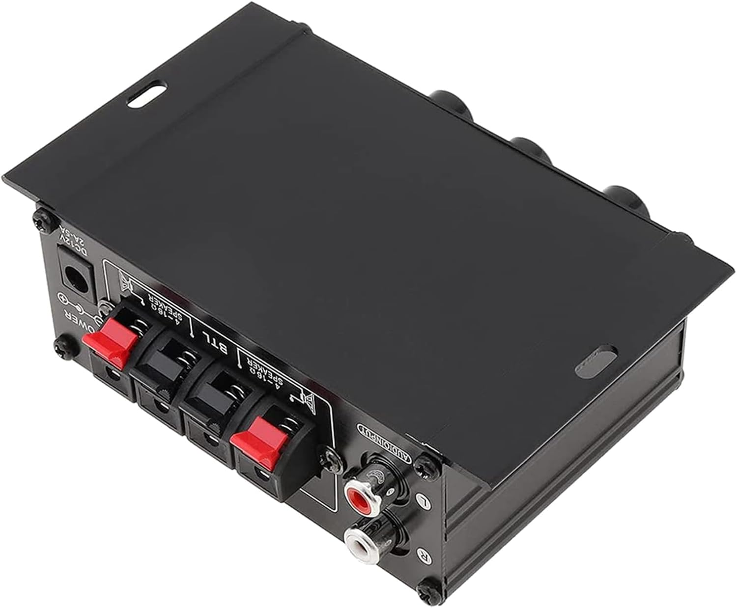 Mellisso 2X Power Amplifier Audio Karaoke Home Theater Amplifier 2 Channel Class D Amplifier USB/SD AUX Input image number 1