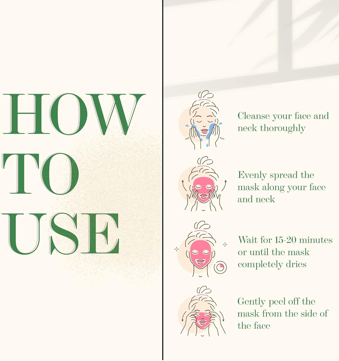 Good Vibes Gold Brightening Peel off Mask, 50 G Deep Pore Cleansing Peel-Off Face Mask for All Skin Types, Anti-Bacterial & Helps Remove Acne, No Parabens, Sulphates & Mineral Oils image number 6