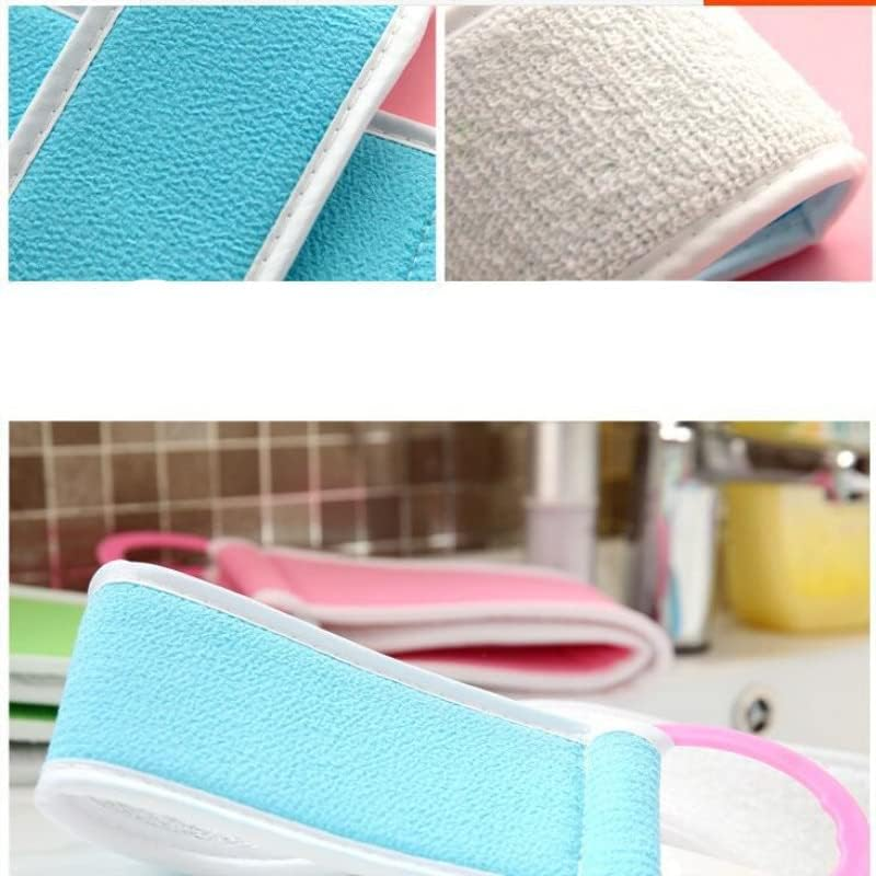 Bath Towel Exfoliating Back Strap Shower Bath Sponge Body Scrubber Brushes Personal Washing Tools Bath Ball Flower for Men Women image number 4