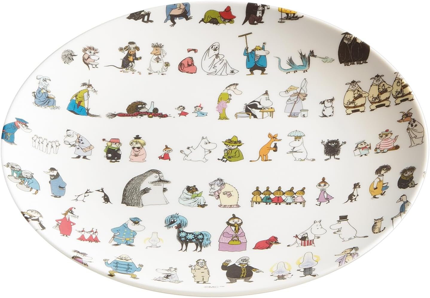 Skater MPL20P-A Melamine Plate, 7.9 Inches (20 Cm), Moomin Plate, 80Th - Tumbler image number 2