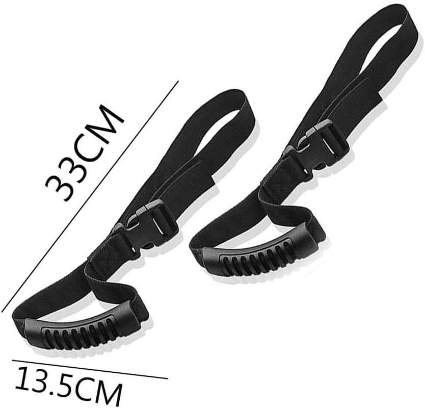 2PCS Car Grab Handle,Car Accessories Auto Cane Grab Handle Adjustable Standing Aid Safety Handle,Universal for Most Car,Truck, Suv(Black) image number 1