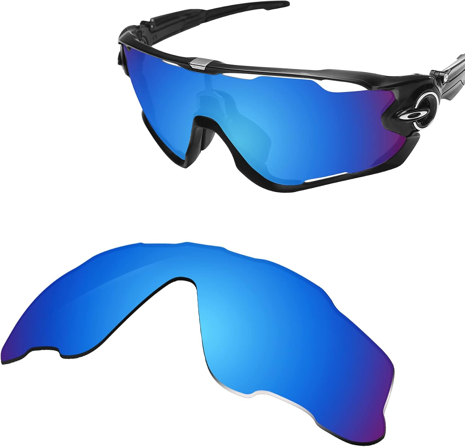 Precise-Fit Sunglass Lenses for Oakley Jawbreaker OO9290 - Crystal Yellow Non-Polarized image number 4