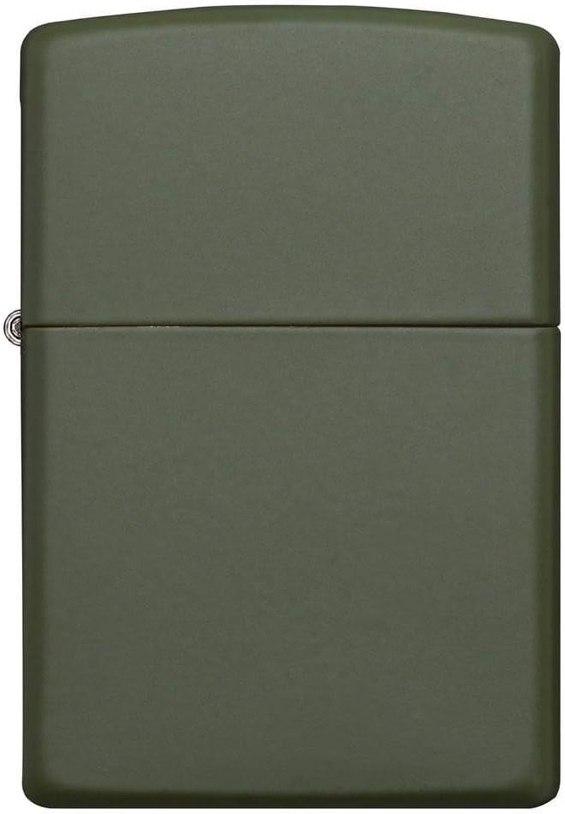 Zippo 221 Classic Matte Green Lighter, Green