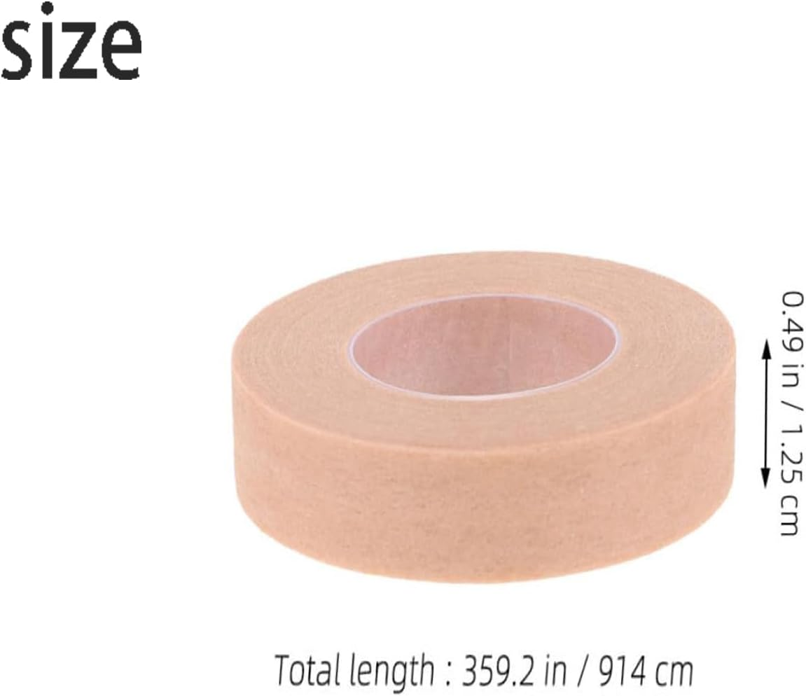 Roczential Medical Tape PE 3M Micropore Tape , 4 PCS Surgical Tape , Breathable and Flexible Nose ,Tape for Wound Injuries , Swelling Sports , Dressings Rhinoplasty Recovery Eyelash Extensions (1.25 * 910Cm) image number 1