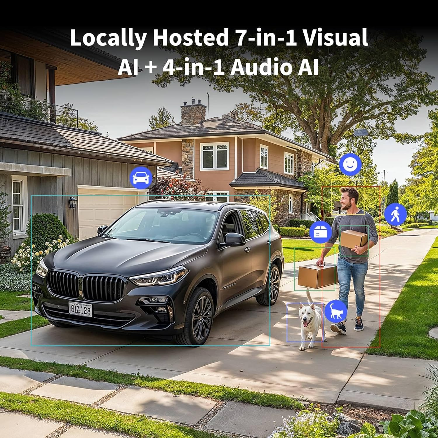 Aqara Security Camera Hub G5 Pro Wifi, Au Version, 2.6K Ultra HD with AI Detection, Full-Color Night Vision, Support Homekit, Alexa, and Google Assistant, Outdoor, Zigbee/Thread/Matter Support, White image number 1