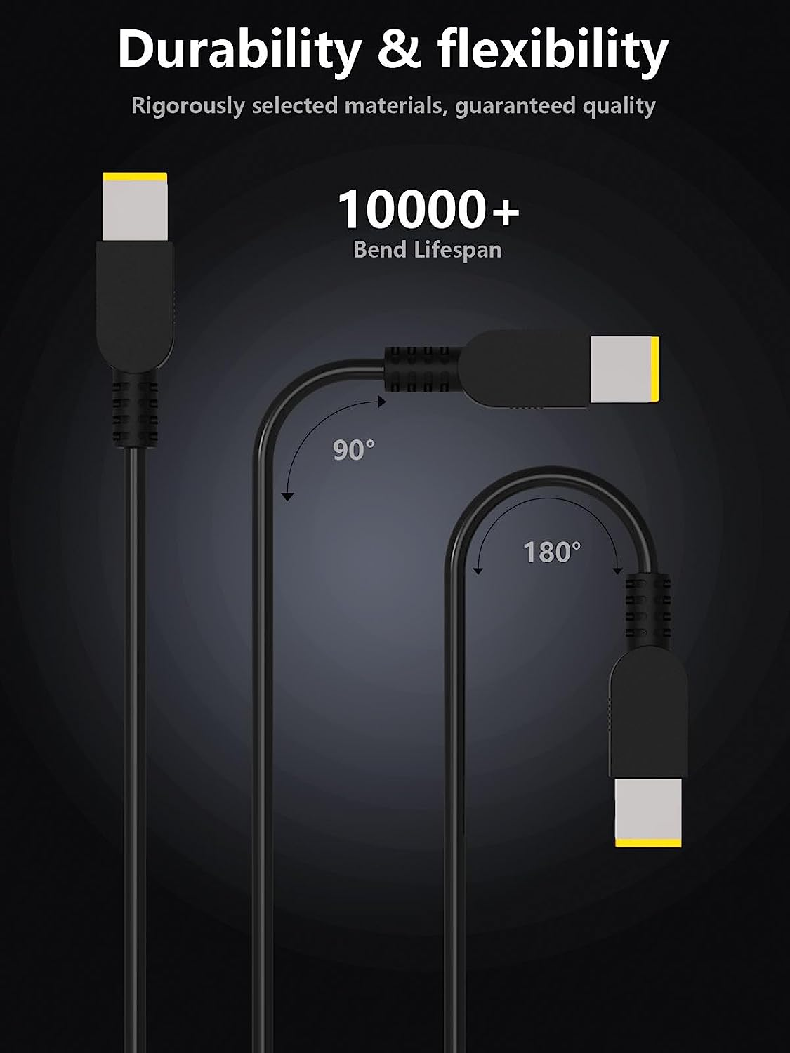 65W Laptop Charger Compatible with Lenovo Yoga 2 13 11S Thinkpad T470 T470S T460 E440 E450 E550 E531 E560 T430 T440S T440P T450 E570 L470 L440 X270 X250 Ideapad 300 500 Carbon 2015 2016 Power Adapter image number 5