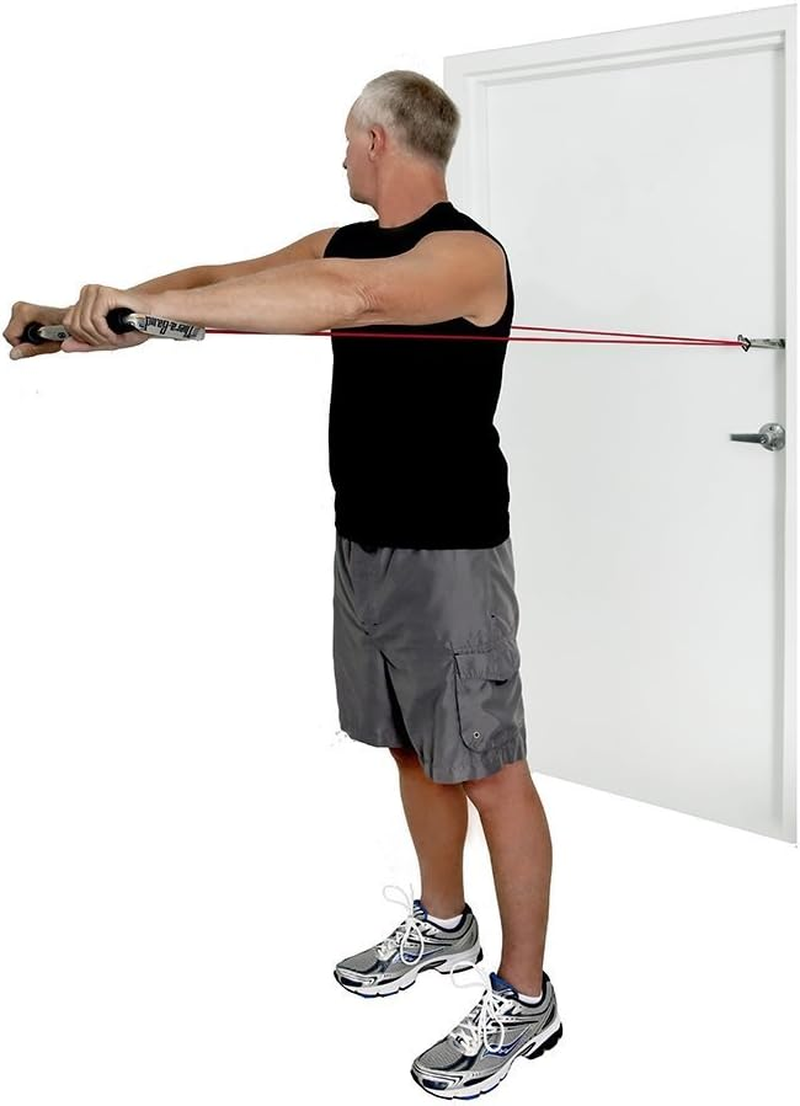 Theraband Resistance Band Handles, Attachments for Resistance Bands and Tubing, Pair of Foam Grip Pull Handles for Lower and Upper Body Exercises, Pilates, Yoga, Home Workouts without Weights image number 2