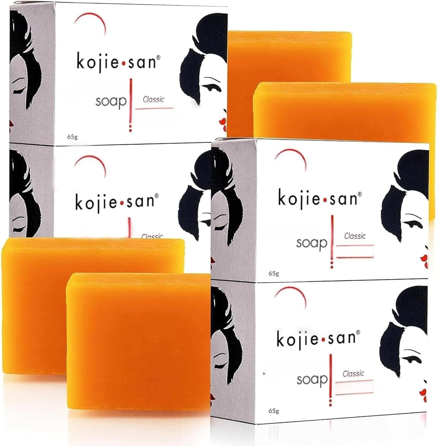 Kojie San Skin and Body Soap &ndash; Original Kojic Acid, Dark Spot Remover Soap Bar with Coconut & Tea Tree Oil &ndash; 65G X 4 Bars image number 6