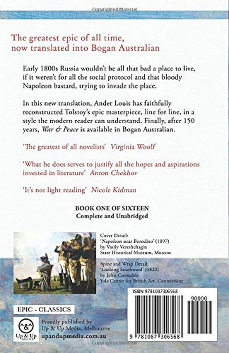 War and Peace: Bogan Translation - Book One