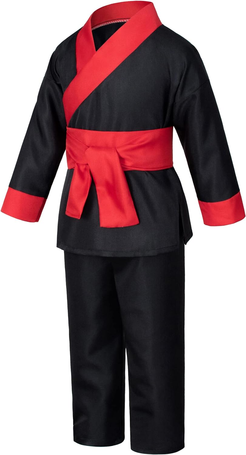 Elibelle Dress up Warrior Samurai Costume Boys Halloween for Kids image number 6