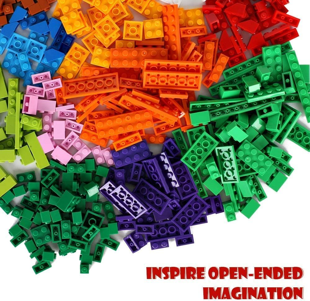 Lekebaby 1500 Pieces Classic Building Bricks Set Basic Building Blocks Compatible with All Major Brands image number 3