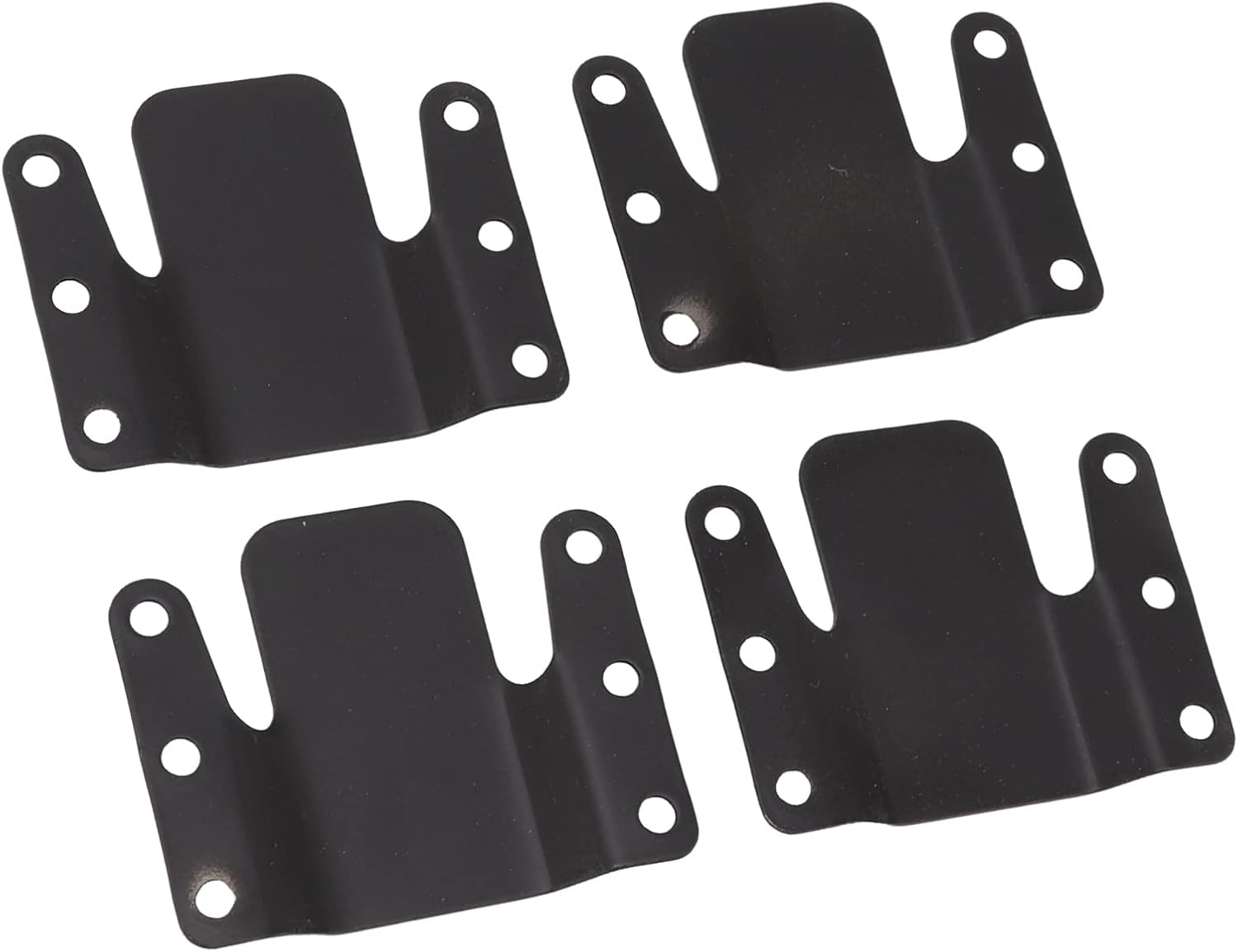 Omabeta Pack of 4 Sofa Connector Bracket with 0.5CM Aperture, Heavy Duty Iron Interlocking Brackets with 24 Screws, Universal Sectional Couch Furniture Connectors for Home Dormitory image number 5