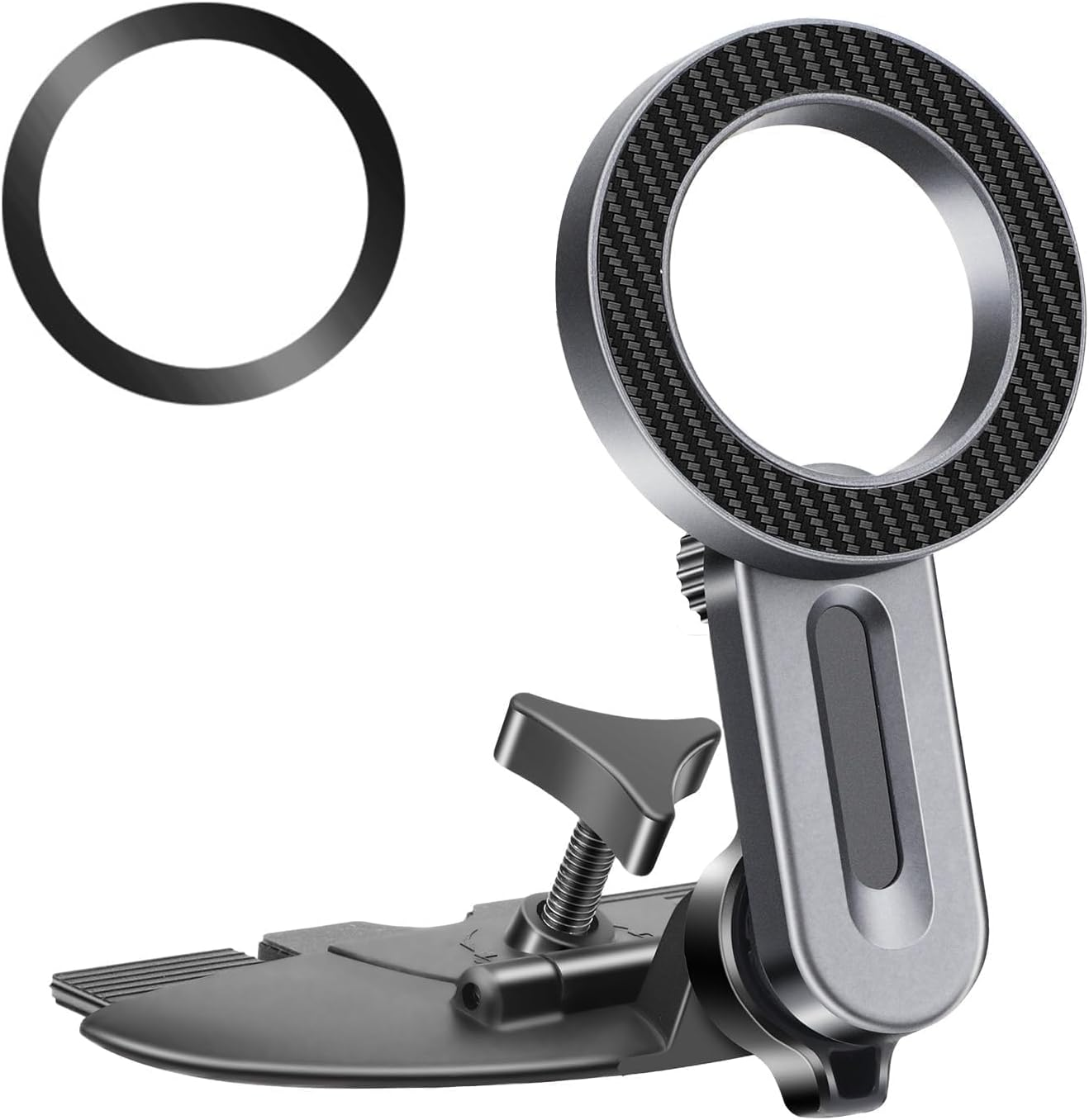 Eeekit Magnetic CD Slot Phone Mount, 20 Strong Magnets CD Player Car Phone Holder for Magsafe Cases and All Smartphones image number 4