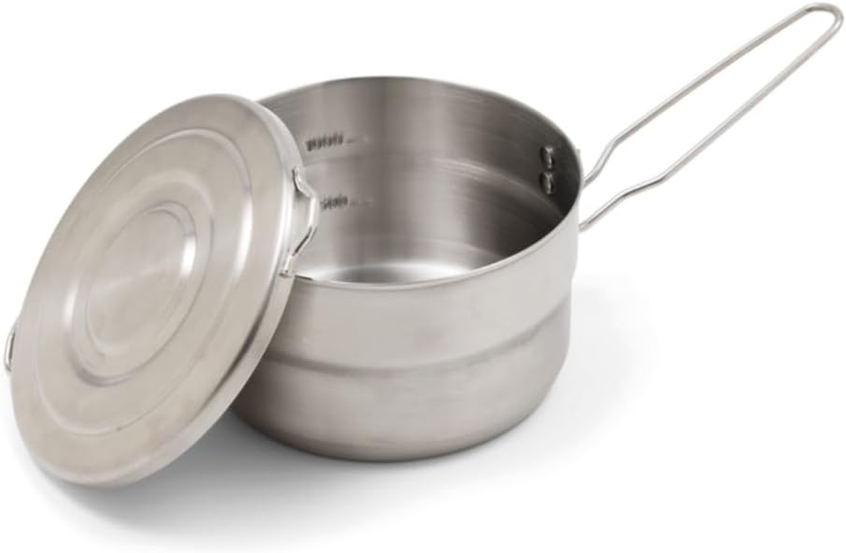 Campfire Stainless Steel Mess Pot, 1.5 Litre Capacity image number 2