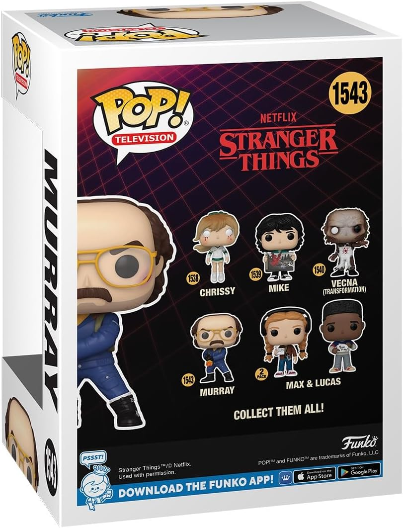 FUNKO POP! Television: Stranger Things S4 - Murray W/ FT image number 6