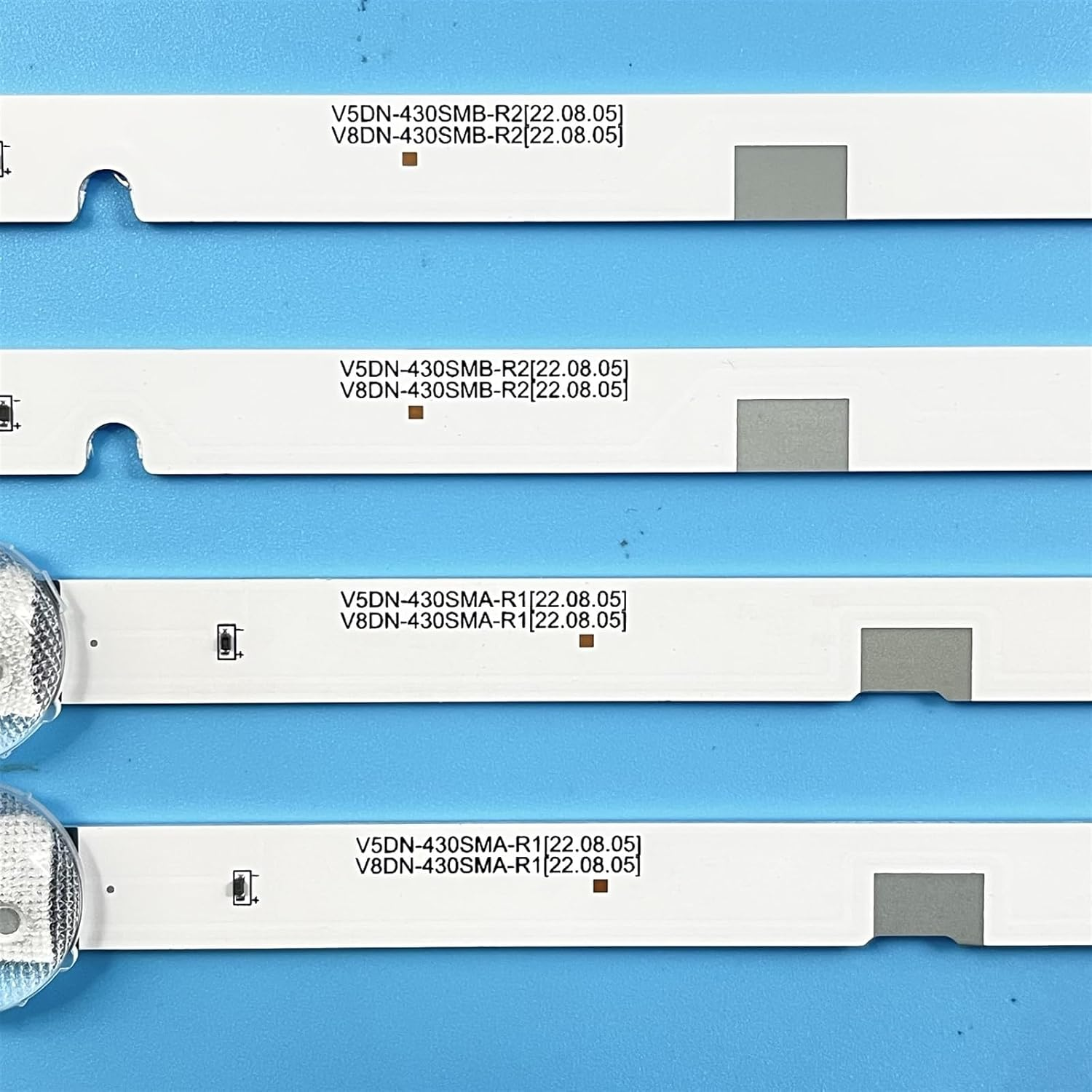 LOTOAK LED Backlight Bar Compatible with V8DN-430SMA-R0 430SMB UE43N5300AU UE43N5000 UN43J5290 UN43T5300 BN96-46570A 46571A HG43AD570SJXXZ (Color : Kit 8Pcs for 1 TV) image number 2