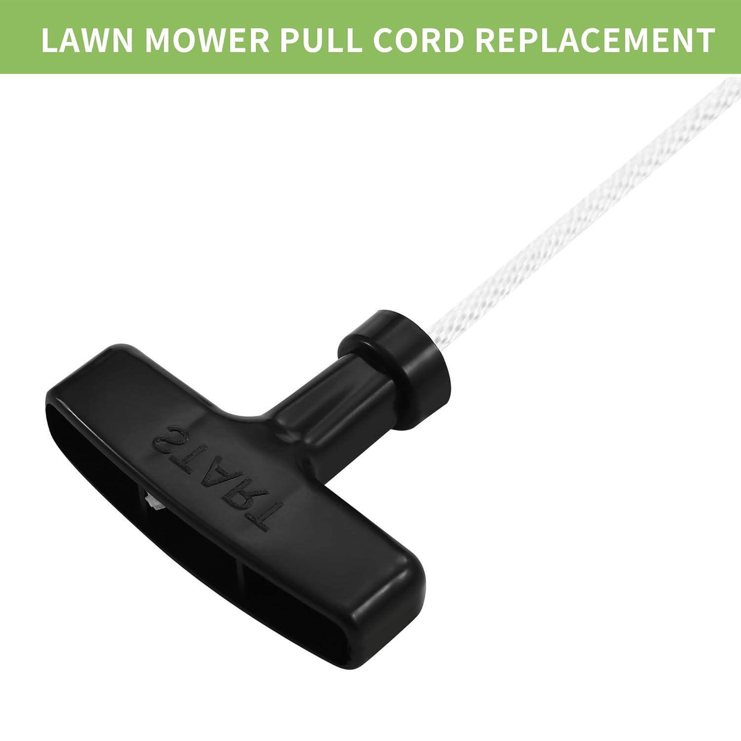 4-Pack Pull Cord 3.9 Ft with Recoil Starter Handle, 4.0Mm Pull Start Rope Fit for Honda GX160 GX200 GX240 GX270 GX340 GX390, Pull Starter for Lawn Mower, String Trimmer, Generators, Small Engines image number 4