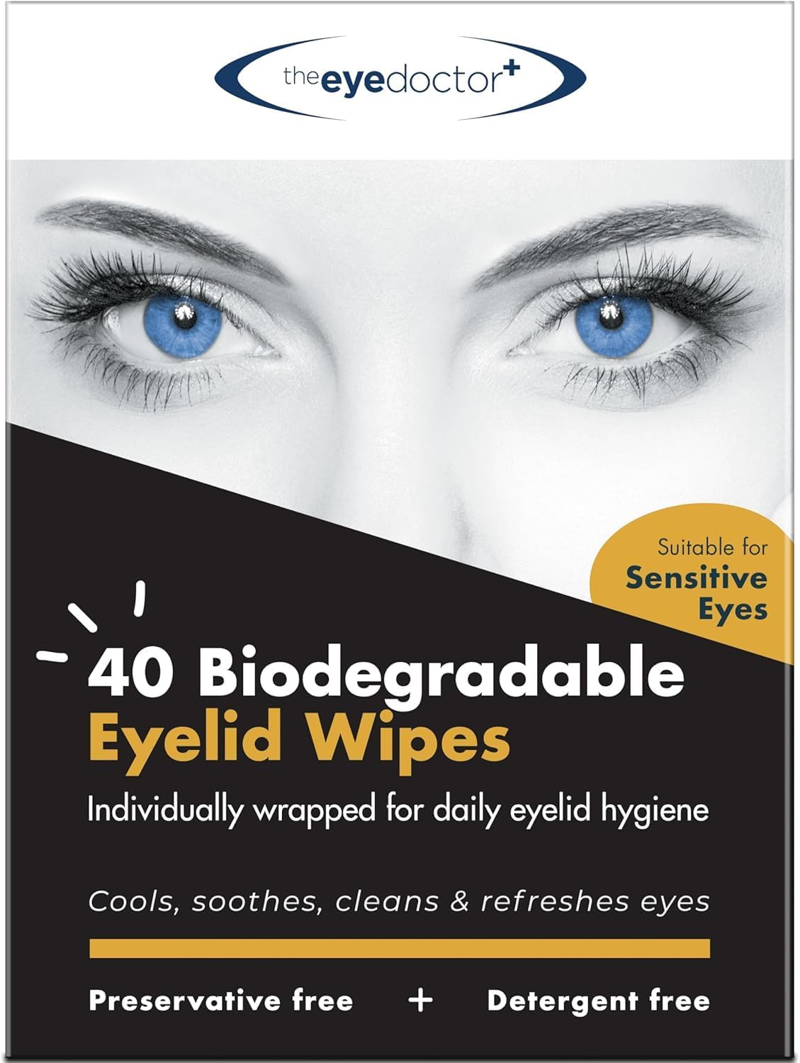 The Eye Doctor Eyelid Wipes - 40 Single-Use Lids for Sensitive Eyes - Detergent & Preservative Free image number 3