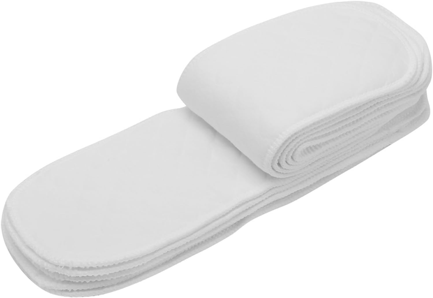 Reusable Cotton Nappy Liner Insert 10Pcs for Baby Modern Cloth Diapers (Sixth Floor (32 * 12Cm)) image number 2