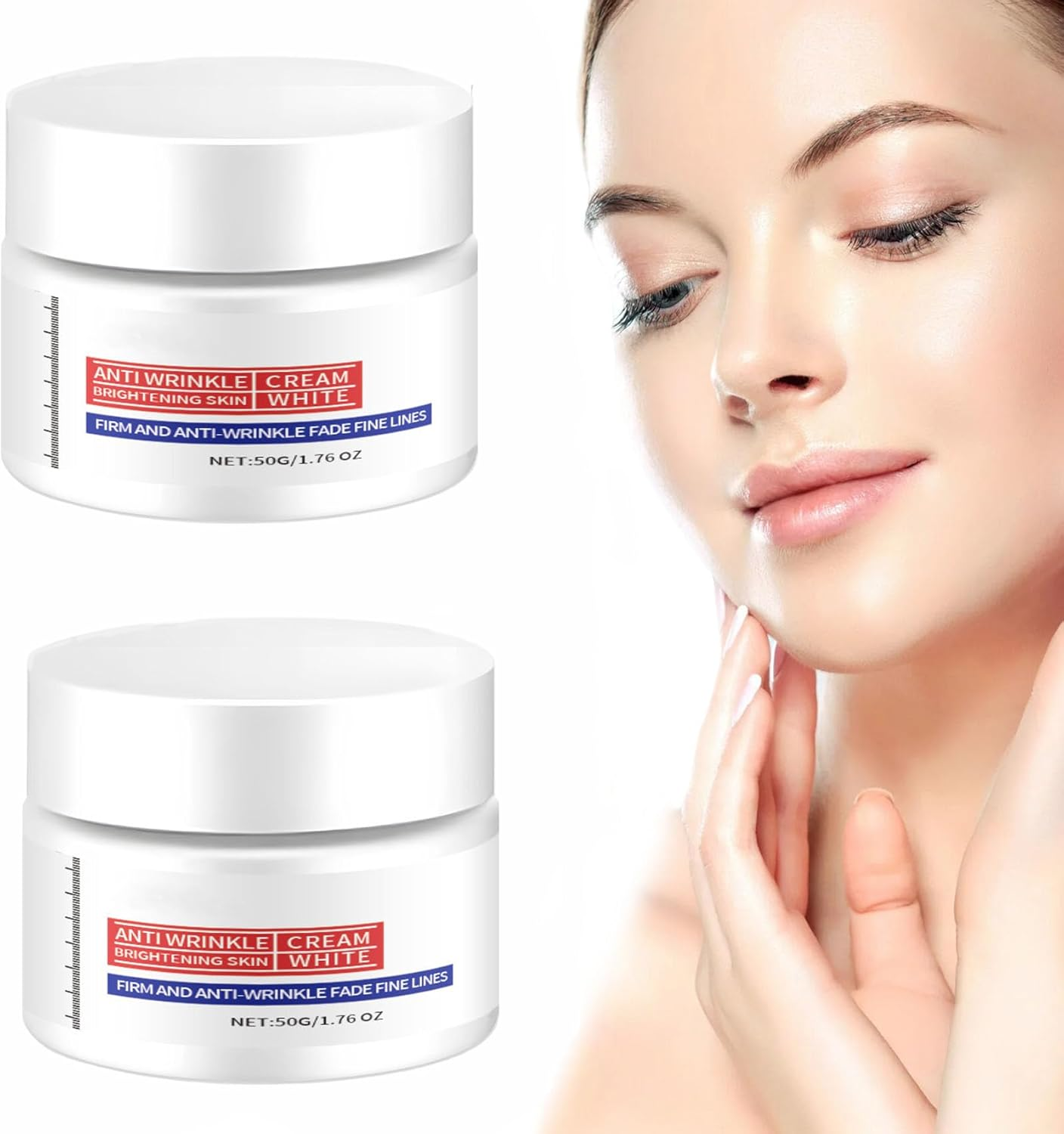 Liquid Solution Face Cream, Stock Solution Facial Serum, anti Aging Serum, Fade Fine Lines Essence, Liquid Wrinkle Reduction for Face and Neck (2PCS)