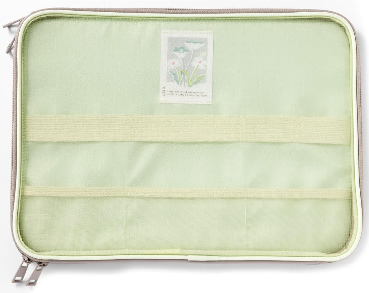 Iroha Publishing GTRL-01 Laptop Case Tracy Lap TOP CASE 13 Inch Pearl Gray image number 1