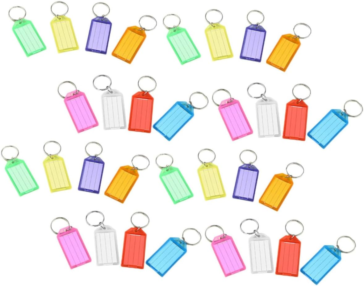 WATIIFUFU 50Pcs Travel Suitcase Tags Luggage Id Labels Funny Design Luggage Tags image number 4