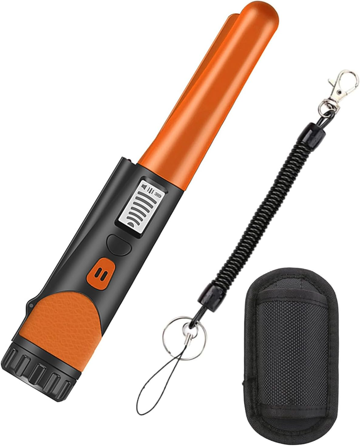 Hand Metal Detector, High Sensitivity Metal Detector with LCD Display&Belt Holster,360&deg;Scanning,All Metal Finder Locating Gold Coin Silver Jewelry Waterproof image number 5