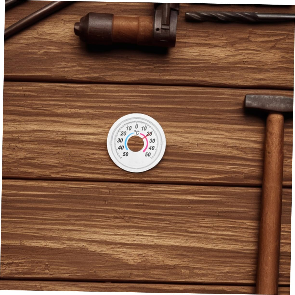 Indoor Window Thermometer Analog Gauge for Doors and Windows Plastic Construction with Accurate Temperature Reading Wall Mounted Temperature Measuring Tool for Indoor Use image number 6