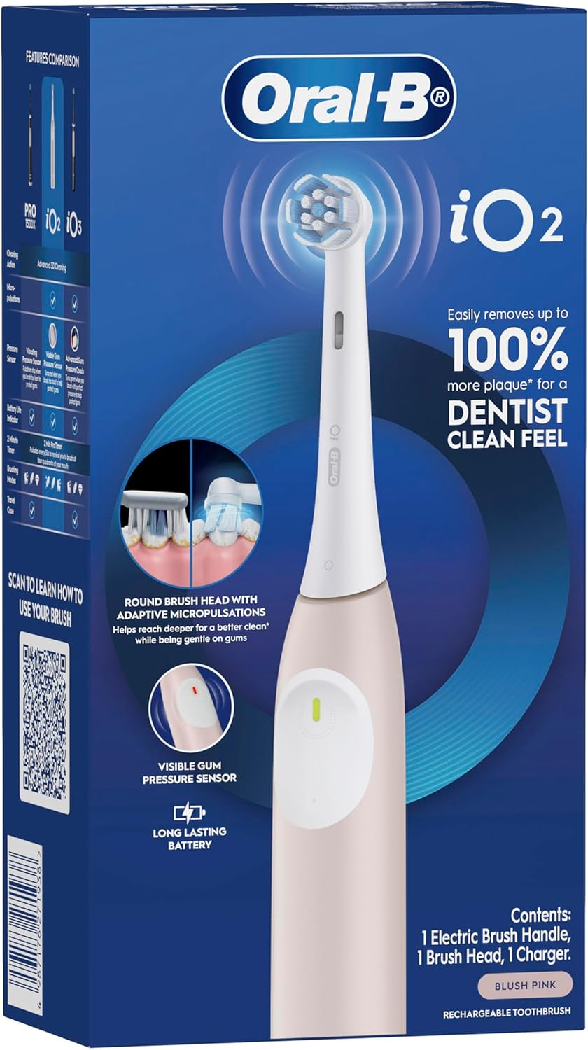 Oral-B Io Series 2 Electric Toothbrush Blush Pink image number 3