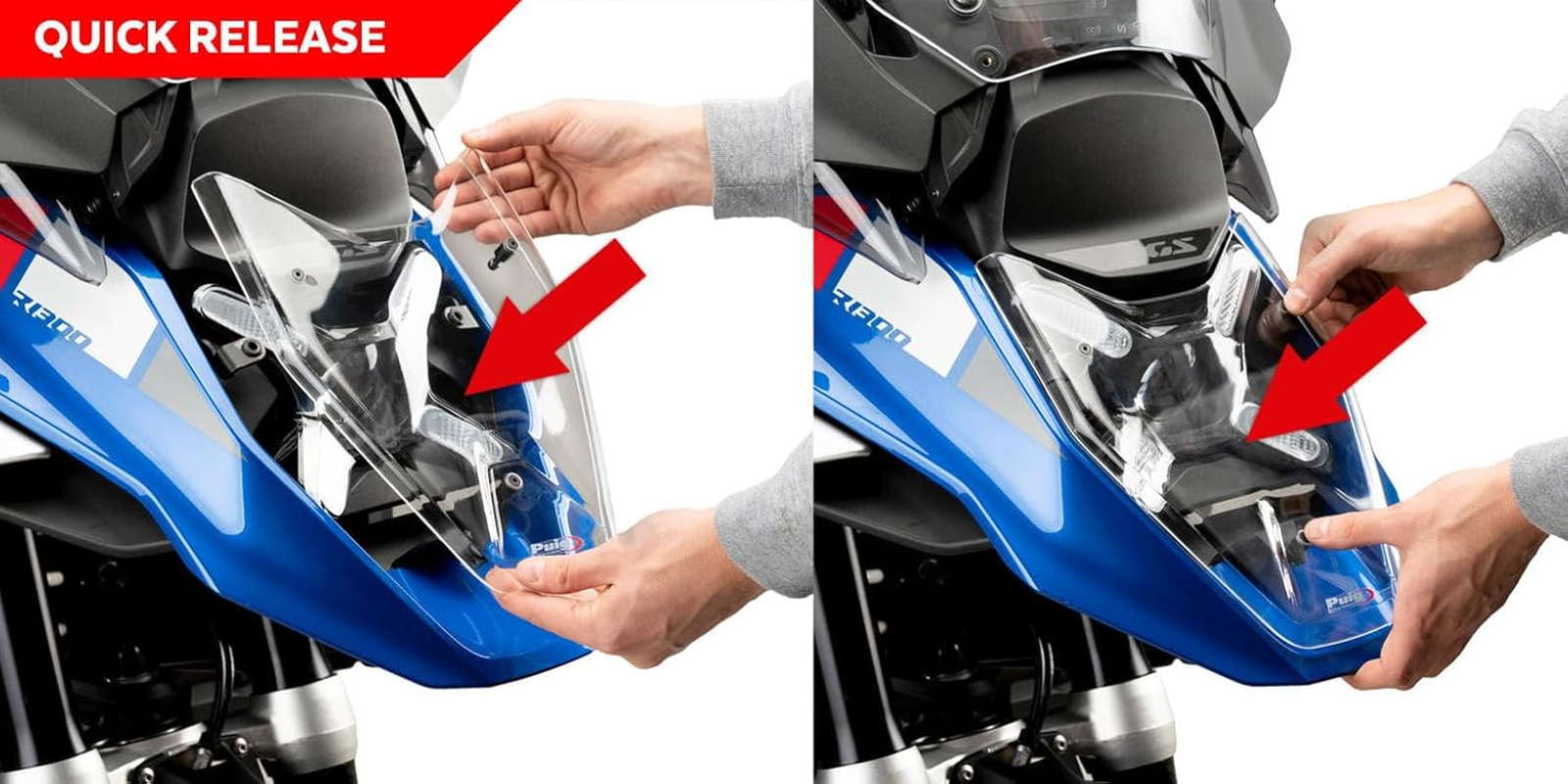 Puig 21853W Headlight Protector Clear image number 4