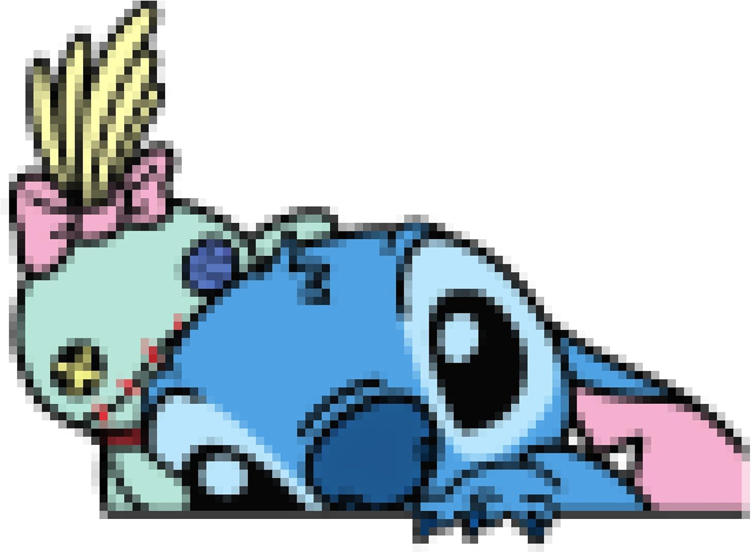 Stitch Peek Funny Cartoon Anime Decal Sticker for Car/Truck/Laptop