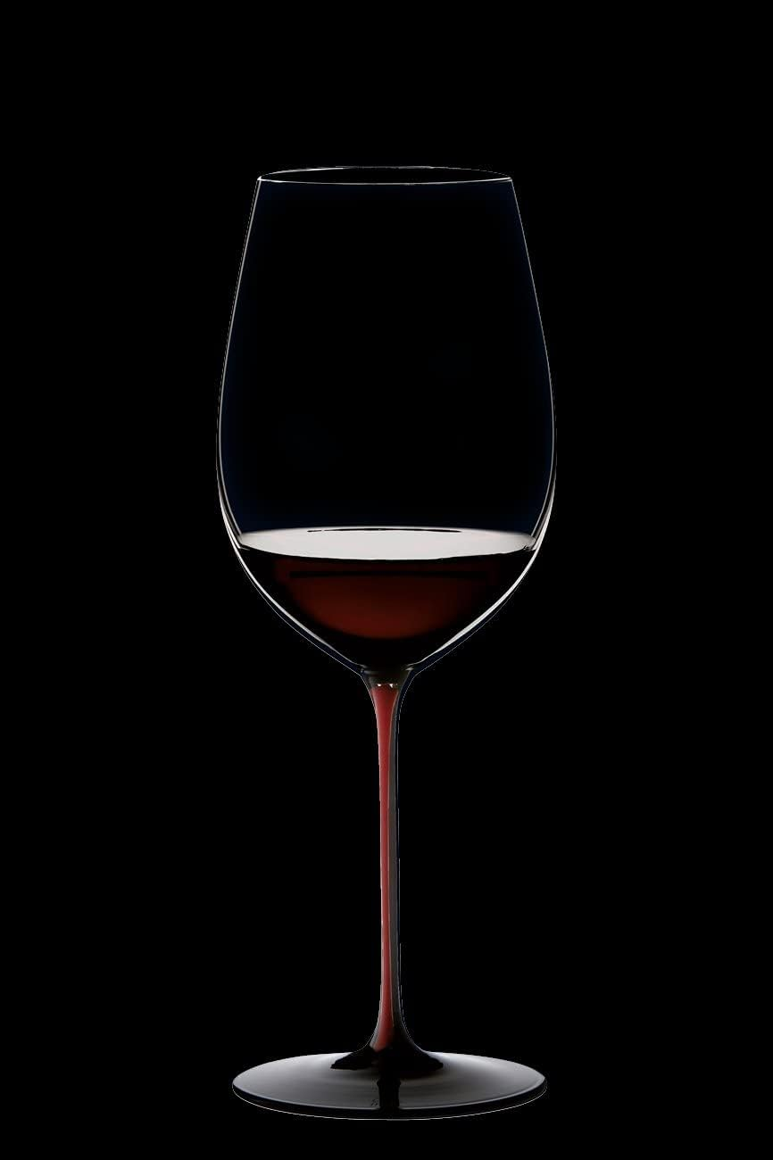 Riedel Sommeliers Black Series Bordeaux Grand Cru Glass, Red/Black