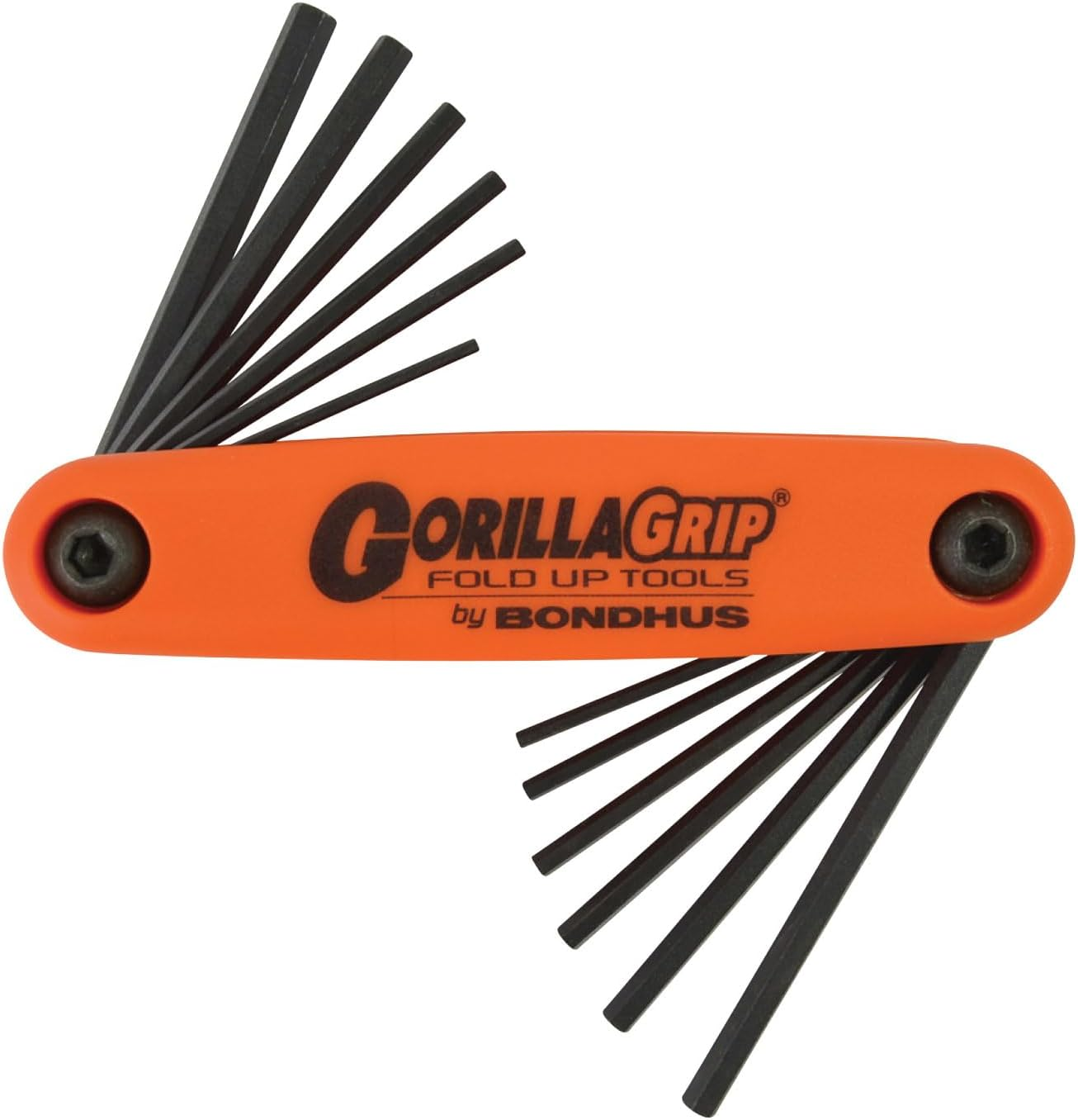 Bondhus Gorillagrip 12 Imperial and Metric Hex End Fold Up, Arancione, 12550 image number 4